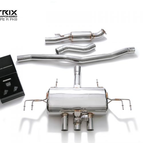 Armytrix – Stainless Steel Front pipe + Mid-pipe 1 + Mid pipe 2 + Valvetronic Muffler + Wireless Remote Control Kit for HONDA CIVIC FK8 20L TYPE R