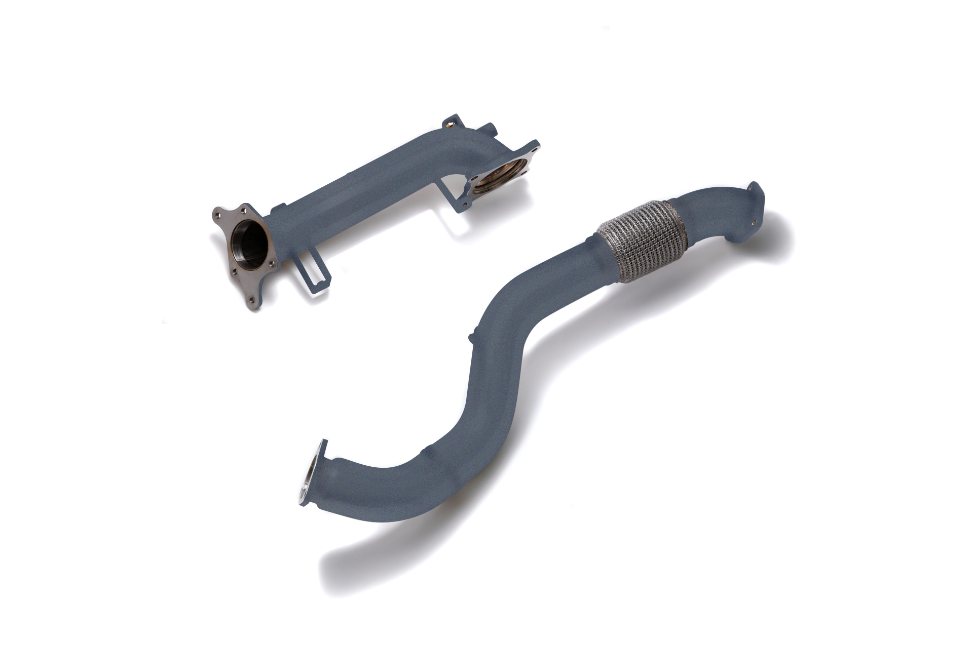 Armytrix – Stainless Steel Ceramic Coated High-flow Performance De-catted Pipe with Cat-simulator for HONDA CIVIC FK8 20L TYPE R