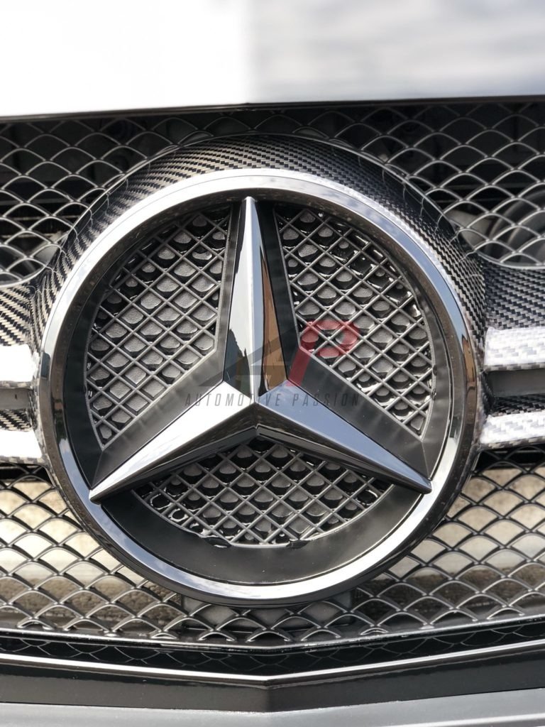 MERCEDES GLOSS BLACK GRILLE STAR W205 C CLASS