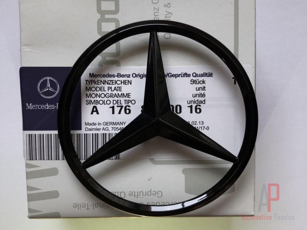 MERCEDES-BENZ A CLASS REAR BOOT STAR – Gloss Black