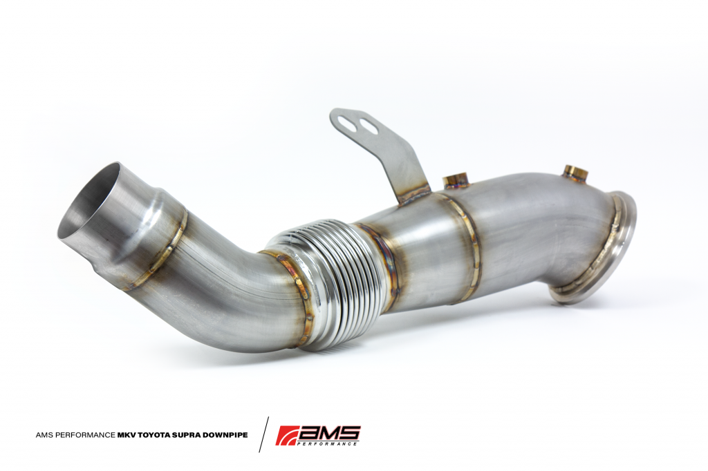 AMS Performance MKV A90 2020+ Toyota Supra Stainless Steel Race Downpipe