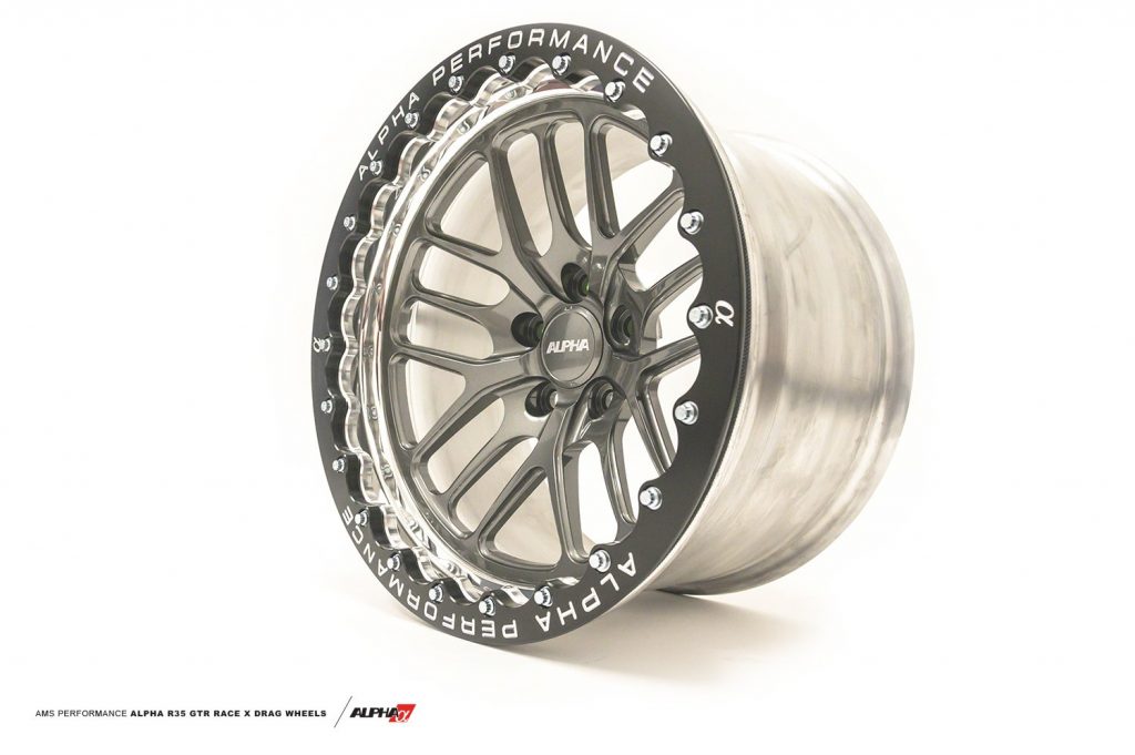 ALPHA Performance Race X 17X10″ 2-Piece FRONT Beadlock Drag Wheel (Each)
