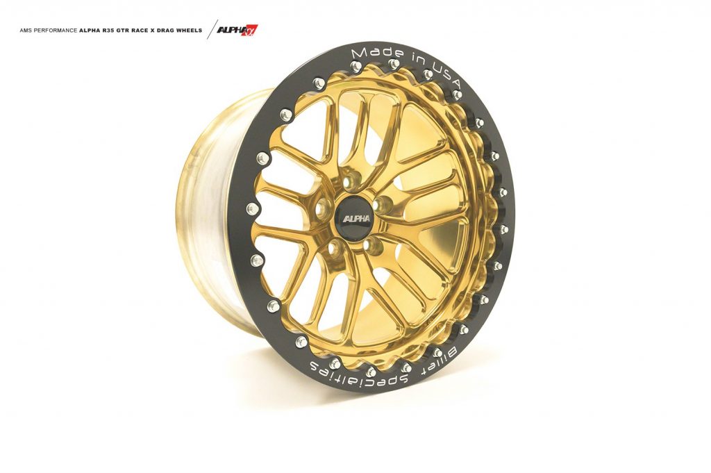 ALPHA Performance Race X 17X10″ 2-Piece REAR Beadlock Drag Wheel (Each)