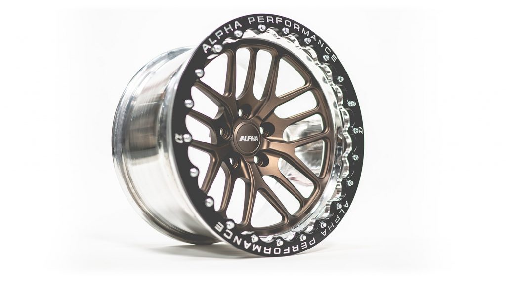 ALPHA Performance Race X 17X10″ 2-Piece REAR Beadlock Drag Wheel (Each)