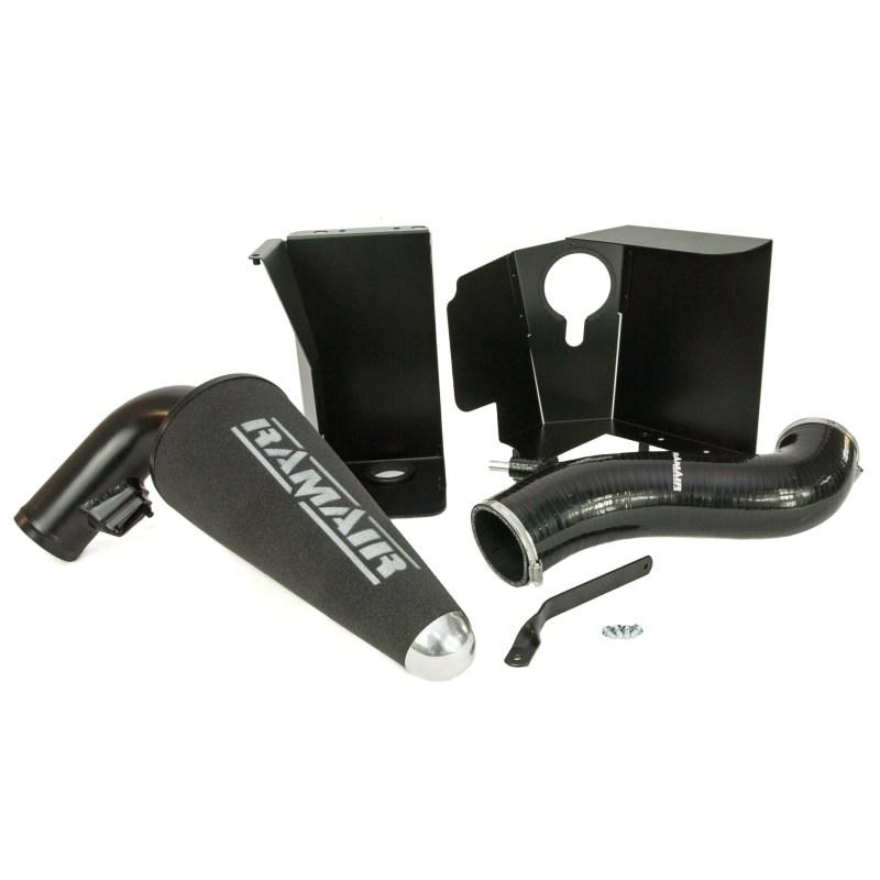 RAMAIR – Performance Cone Air Filter & Heatshield Induction Kit – Ford Fiesta 1.6 ST180 Ecoboost with Black Intake Hose