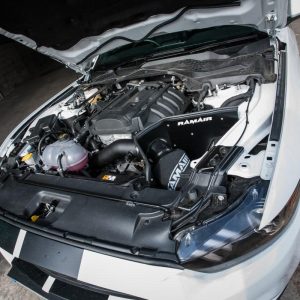 RAMAIR – Ford Mustang 2.3 Ecoboost – Jet Stream Foam Air Filter Heat Shield Hard Pipe Induction Kit – Black Hose