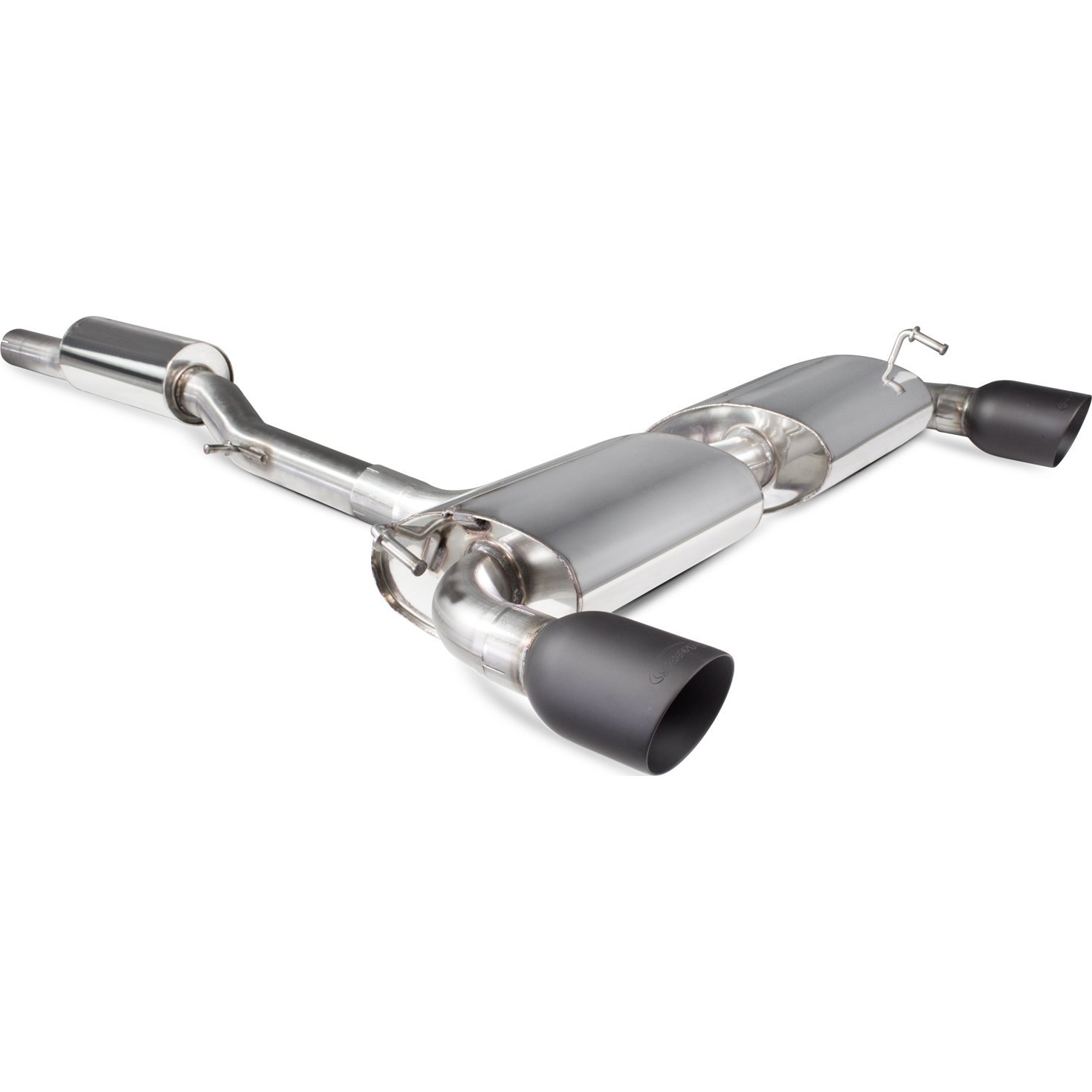 Scorpion Exhausts Volkswagen Golf Mk4 R32 2003 2005 Resonated cat-back system – Daytona (twin) Ceramic Tips
