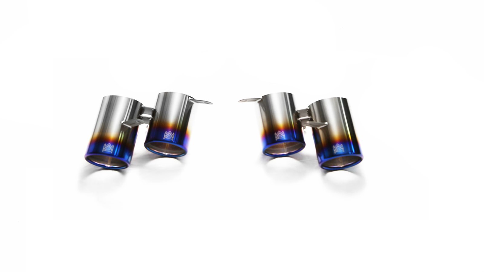 Armytrix – Titanium Quad Titanium Blue Tips (4x101mm) for FERRARI F12 TDF 63L