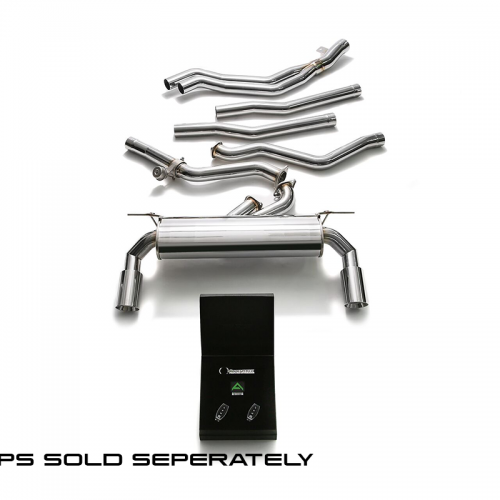 Armytrix – Stainless Steel Front Y pipe + Mid pipe 1 + Mid pipe 2 + Valvetronic muffler + Wireless remote control kit for BMW 1 SERIES F20 M140I