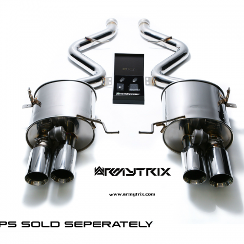 Armytrix – Stainless Steel Valvetronic mufflers (L and R) + Wireless remote control kit for BMW 3 SERIES E92 M3