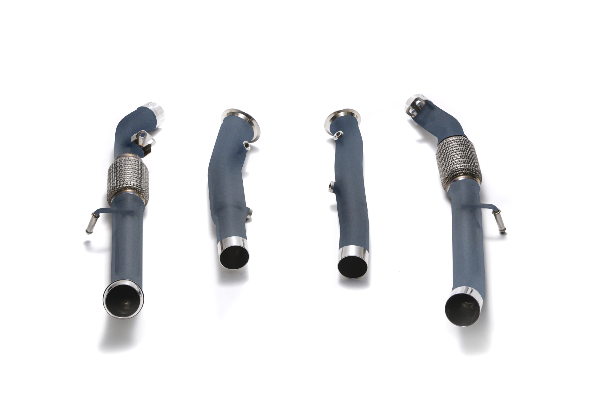 Armytrix – Stainless Steel Ceramic Coated High-flow Performance De-catted Down-pipe with Cat-simulator for MERCEDES-BENZ GLE C292 GLE450