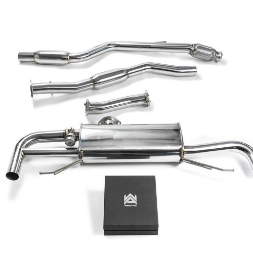 Armytrix – Stainless Steel Front-pipe + Reducer + Mid-pipe + Valvetronic Muffler + Wireless Remote Control Kit for MERCEDES-BENZ GLC C253 GLC250