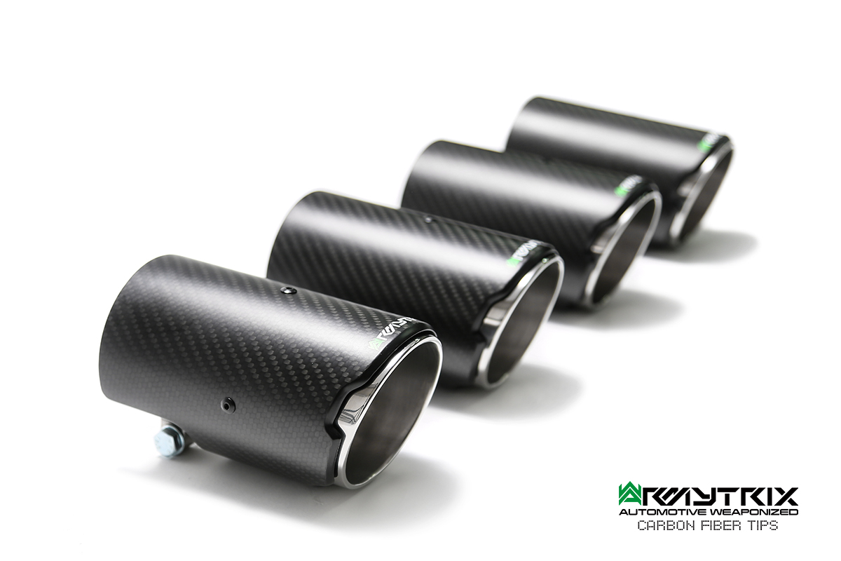 Armytrix – Stainless Steel Quad Carbon tips (4X89mm) for AUDI S4 B8 30 TFSI AVANT