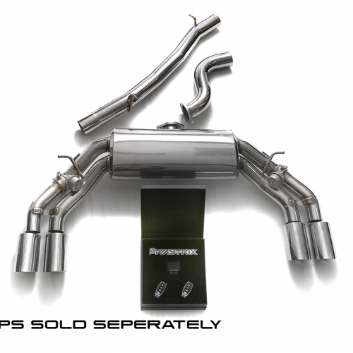 Armytrix – Stainless Steel Mid-pipe + Mid-pipe 2 + Valvetronic muffler + Wireless remote control kit for AUDI TTS 8S 20 TFSI COUPE