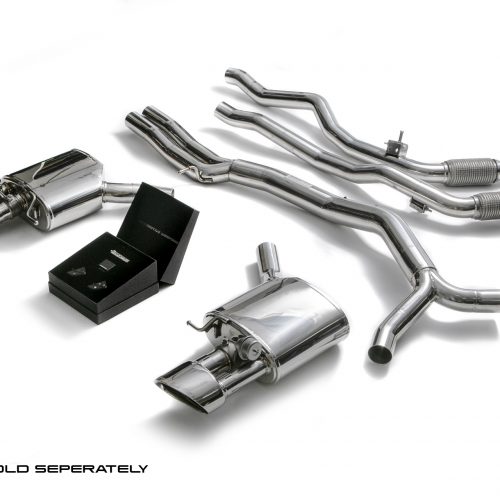 Armytrix – Stainless Steel Front pipe + Mid-pipe + Valvetronic mufflers + Wireless remote control kits(OWRC) for AUDI RS5 B9 29 TFSI COUPE
