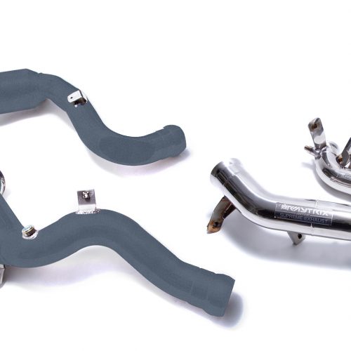 Armytrix – Stainless Steel Ceramic coated Sport Catpipe with 200 CPSI Catalytic Converter + Secondary downpipe for MERCEDES-BENZ E-CLASS S213 E63 AMG