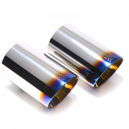 Armytrix – Stainless Steel Dual Blue coated Tips (2x101mm) for VW GOLF MK6 20 TSI R20