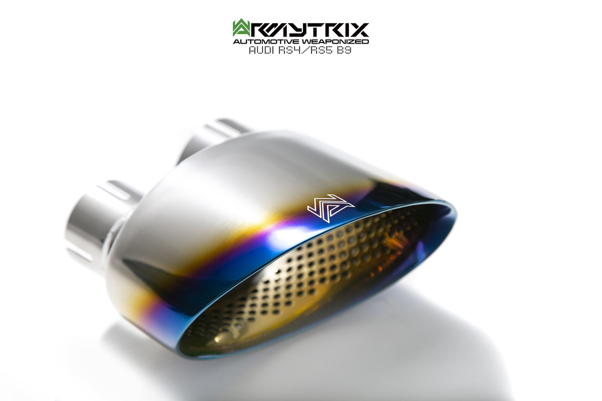 Armytrix – Stainless Steel Single blue coated spare replacement tip 1×101 mm for AUDI RS5 B9 29 TFSI SPORTBACK