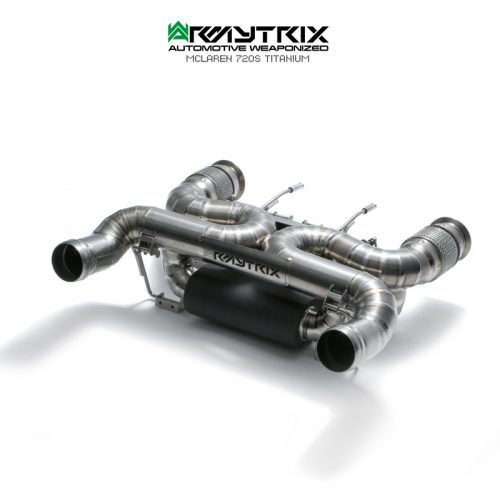 Armytrix – Titanium Valvetronic Muffler + Wireless Remote Control Kit for MCLAREN 720S 720S 40L