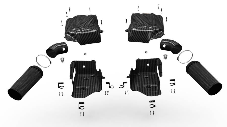 ARMASPEED – MERCEDES-BENZ AMG GT C190 4.0L GT Air intakes