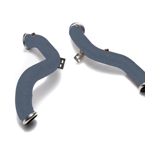 Armytrix – Stainless Steel Ceramic Coated High-flow Performance De-catted Down-pipe with Cat-simulator for MERCEDES-BENZ AMG GT C190 40L GT-R