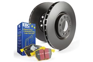 EBC Brakes Pad And Disc Kit (X2 Pads + X2 Discs) To Fit Rear Mercedes A/CLA/GLA45 AMG W176