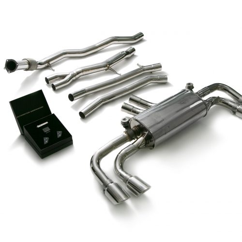 Armytrix – Stainless Steel Front pipe + Mid-pipe 1 + Mid-pipe 2 + Valvetronic muffler + Wireless remote control kit for PORSCHE CAYENNE E3 30L