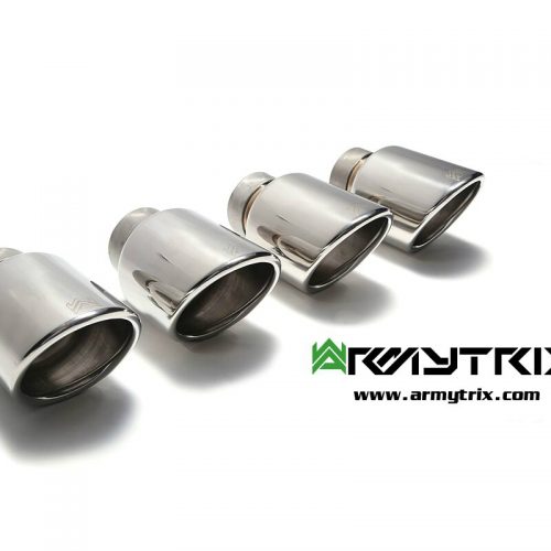 Armytrix – Stainless Steel Quad Chrome Silver Tips (4x115mm) for PORSCHE CAYENNE E3 29L S