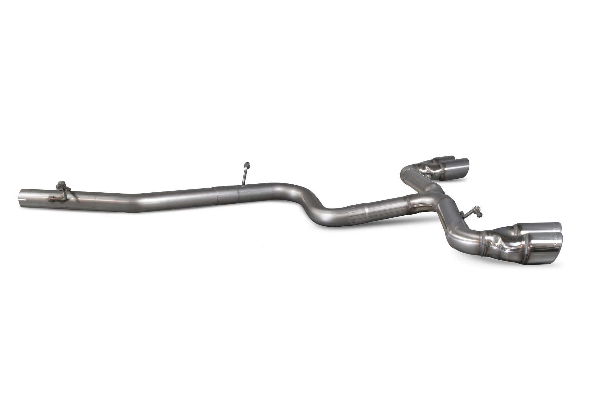 Scorpion Exhausts Audi TT Mk2 2.0 Tdi Quattro (Not Cabriolet) 2009 2014 Cat-back system – Monaco (quad) Tips