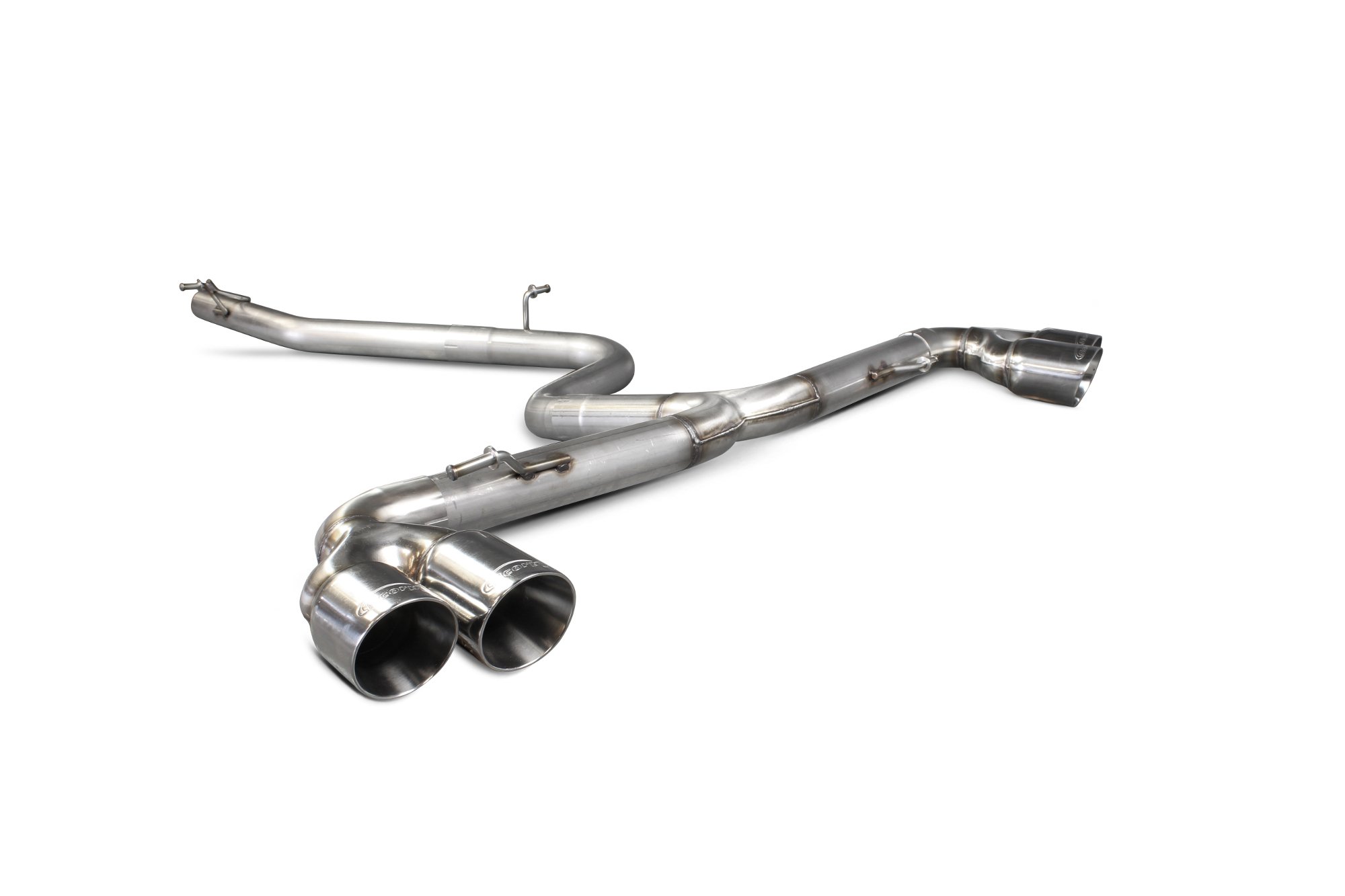 Scorpion Exhausts Audi TT Mk2 2.0 Tdi Quattro (Not Cabriolet) 2009 2014 Cat-back System – Daytona Tips