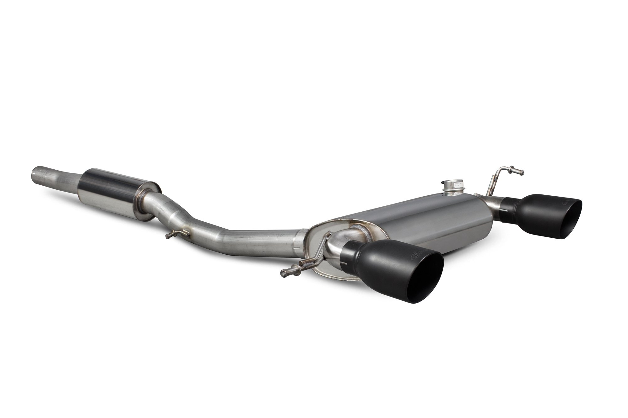 Scorpion Exhausts Audi TT Mk1 Quattro 3.2 V6 1999 2006 Resonated cat-back system – Daytona Ceramic Tips