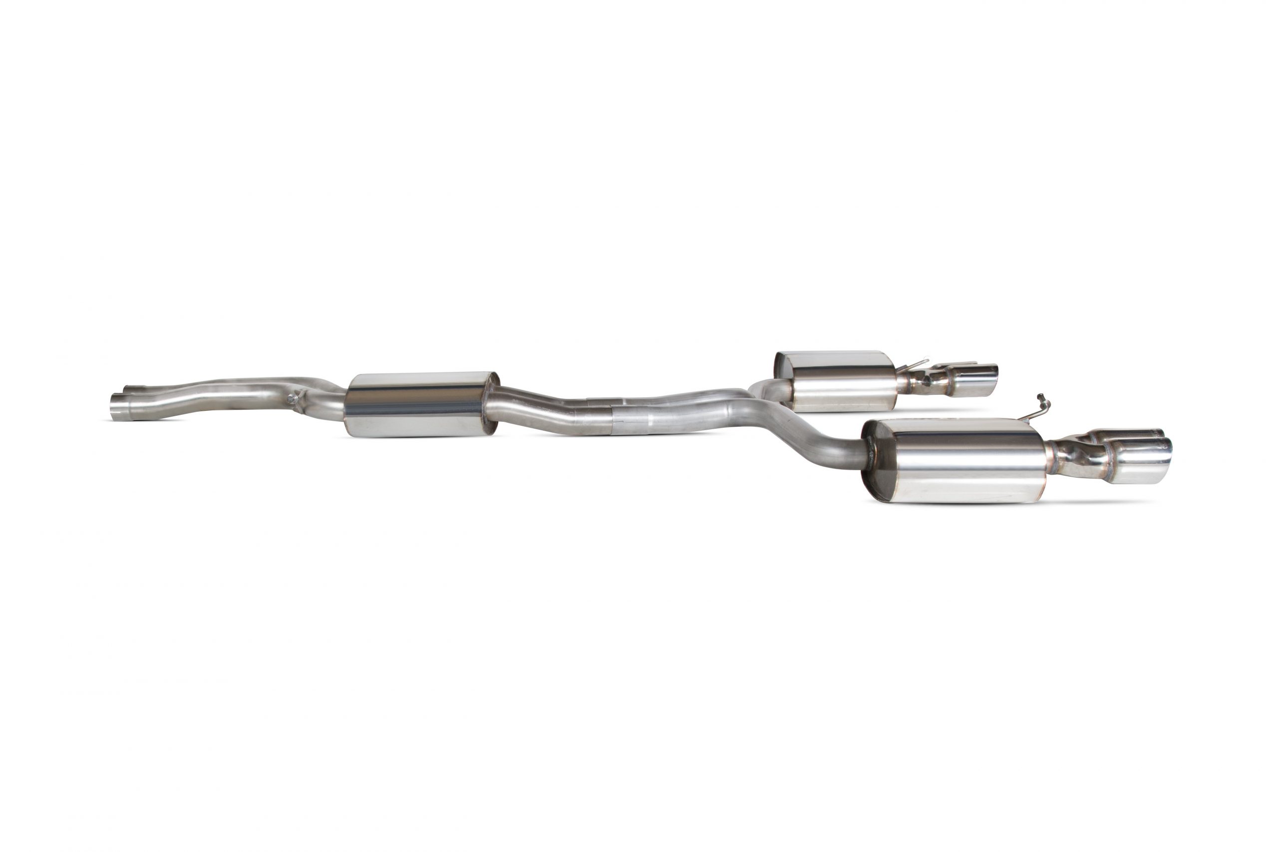 Scorpion Exhausts Audi S4 3.0 TFSI V6 Quattro & Avant B8/B8.5 / S5 Sportback 3.0 TSFI Quattro B8/B8.5 2009 2016 Resonated half system – Daytona Tips