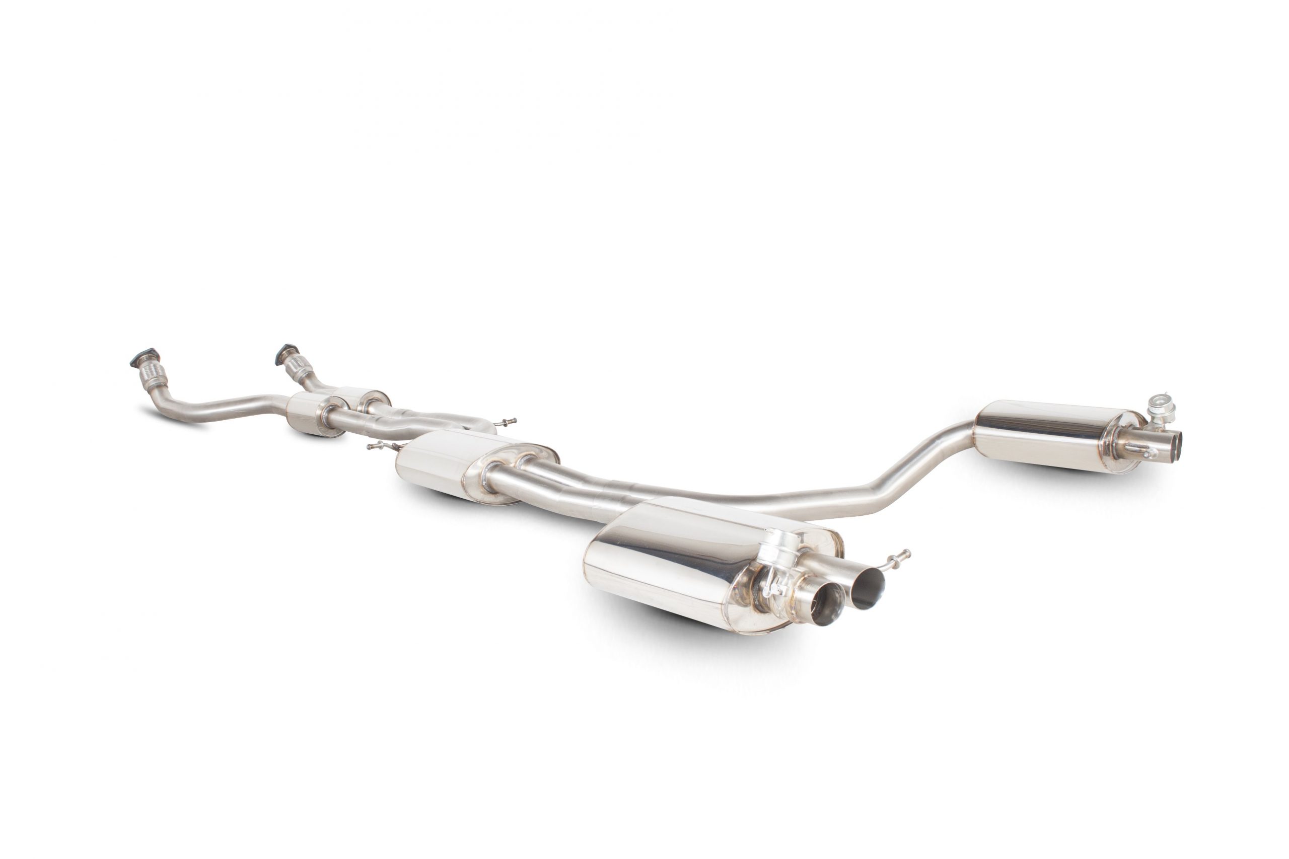 Scorpion Exhausts Audi RS4 B8 4.2 FSI Quattro Avant/RS5 4.2 V8 Coupe Resonated cat-back system inc active exhaust valve – OE Fitment