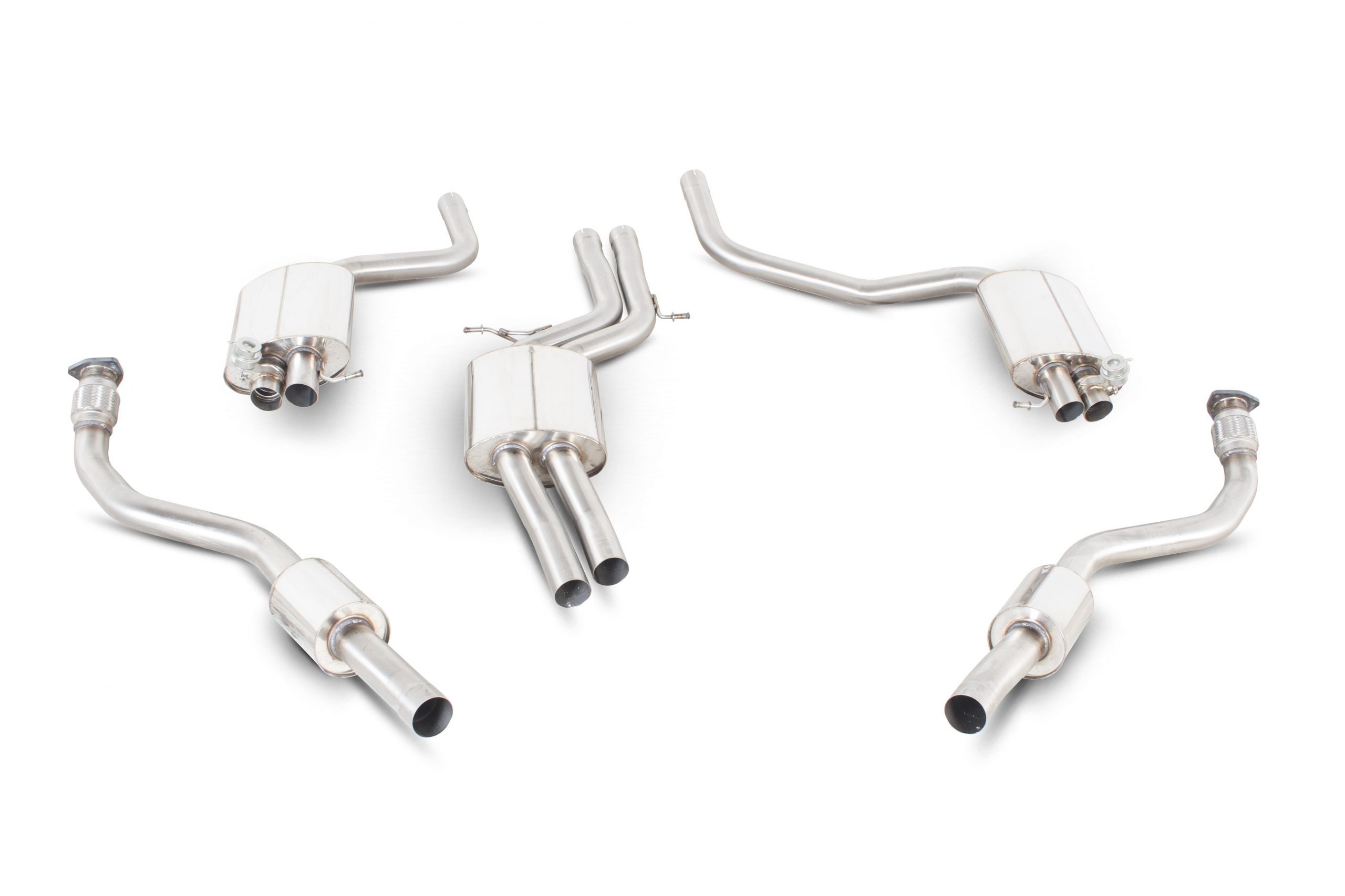 Scorpion Exhausts Audi RS4 B8 4.2 FSI Quattro Avant/RS5 4.2 V8 Coupe Resonated cat-back system inc active exhaust valve – OE Fitment