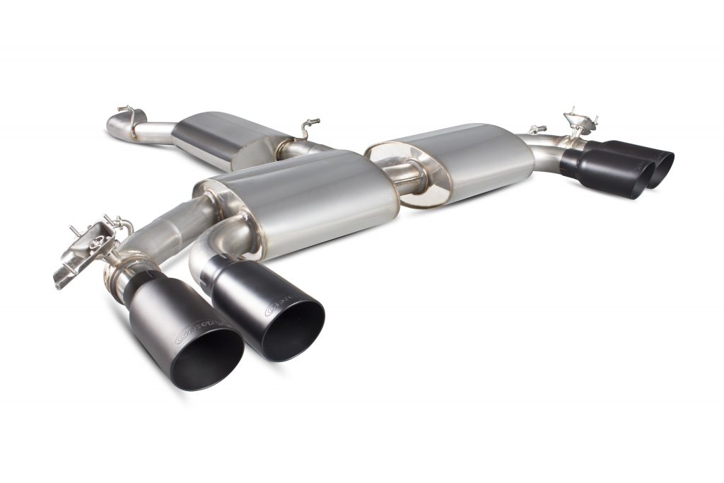 Scorpion Exhausts Audi S3 2.0T 8V Saloon 2013 2016 Resonated cat-back system with electronic valves – Dayton Ceramic Tips