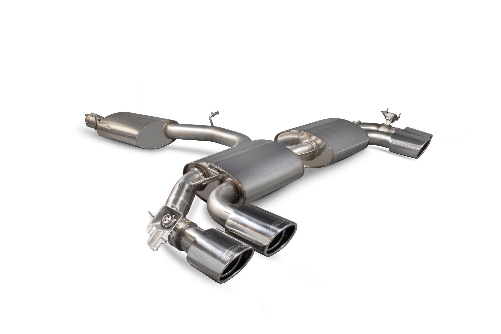 Scorpion Exhausts Audi TT S Mk3 Non GPF Model Only 2014 2019 Reasonated cat-back (with valves) – EVO Tips