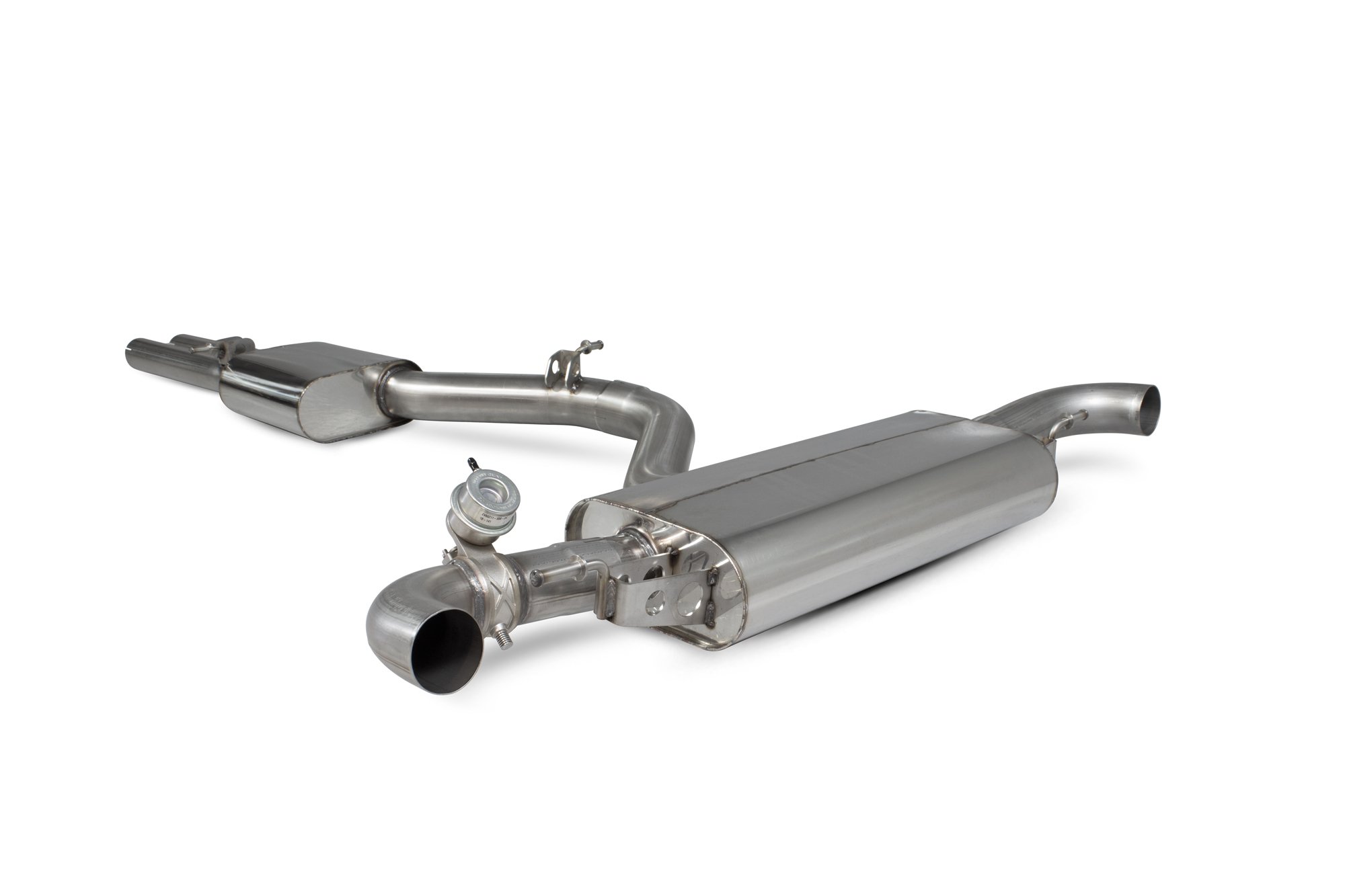 Scorpion Exhausts Audi TT RS MK2 2009 2014 Resonated cat-back system with valve – OE Fitment