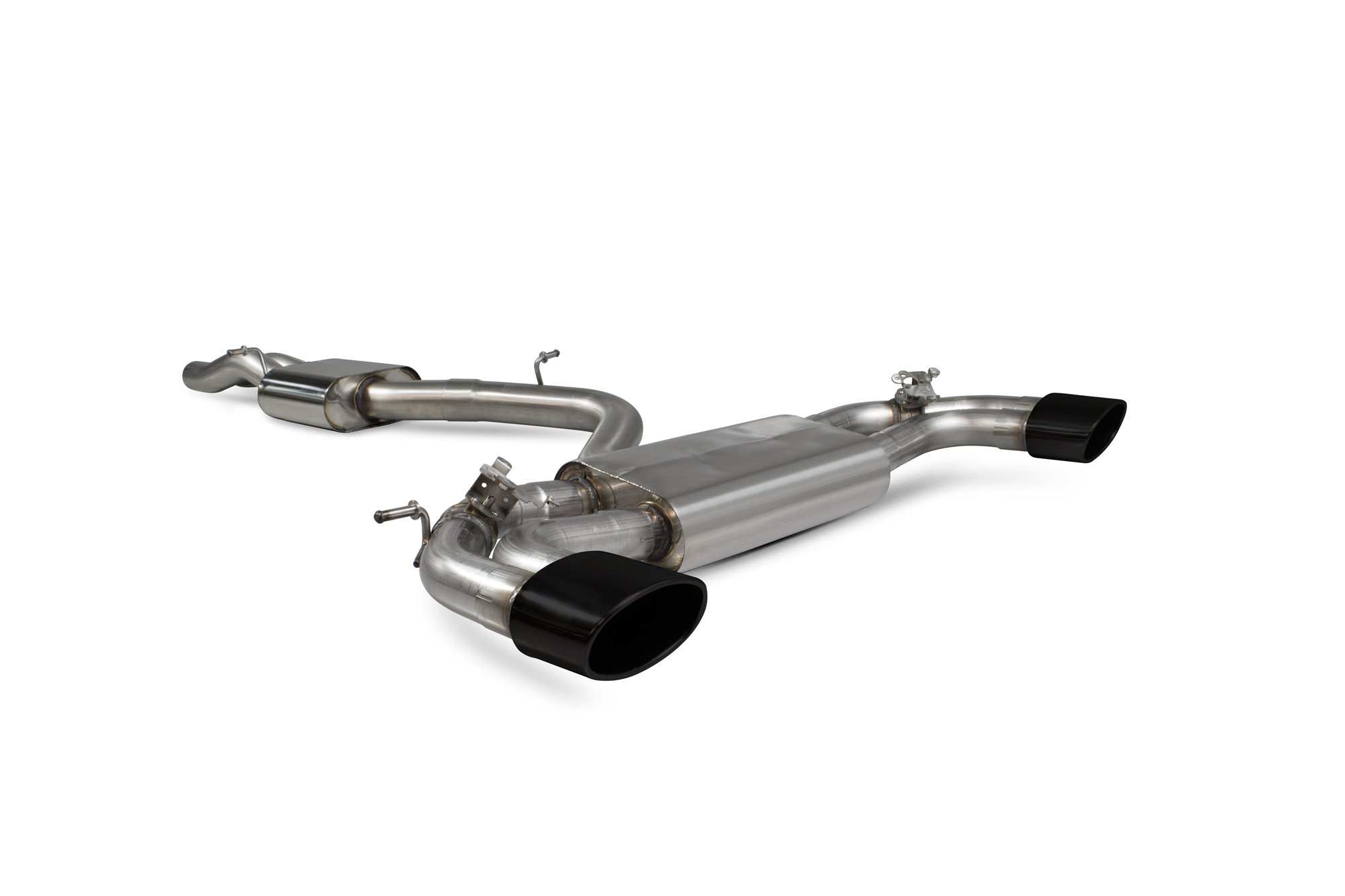 Scorpion Exhausts Audi TTRS MK3 2017 2019 Resonated cat-back system with no valves – EVO Ceramic Tips