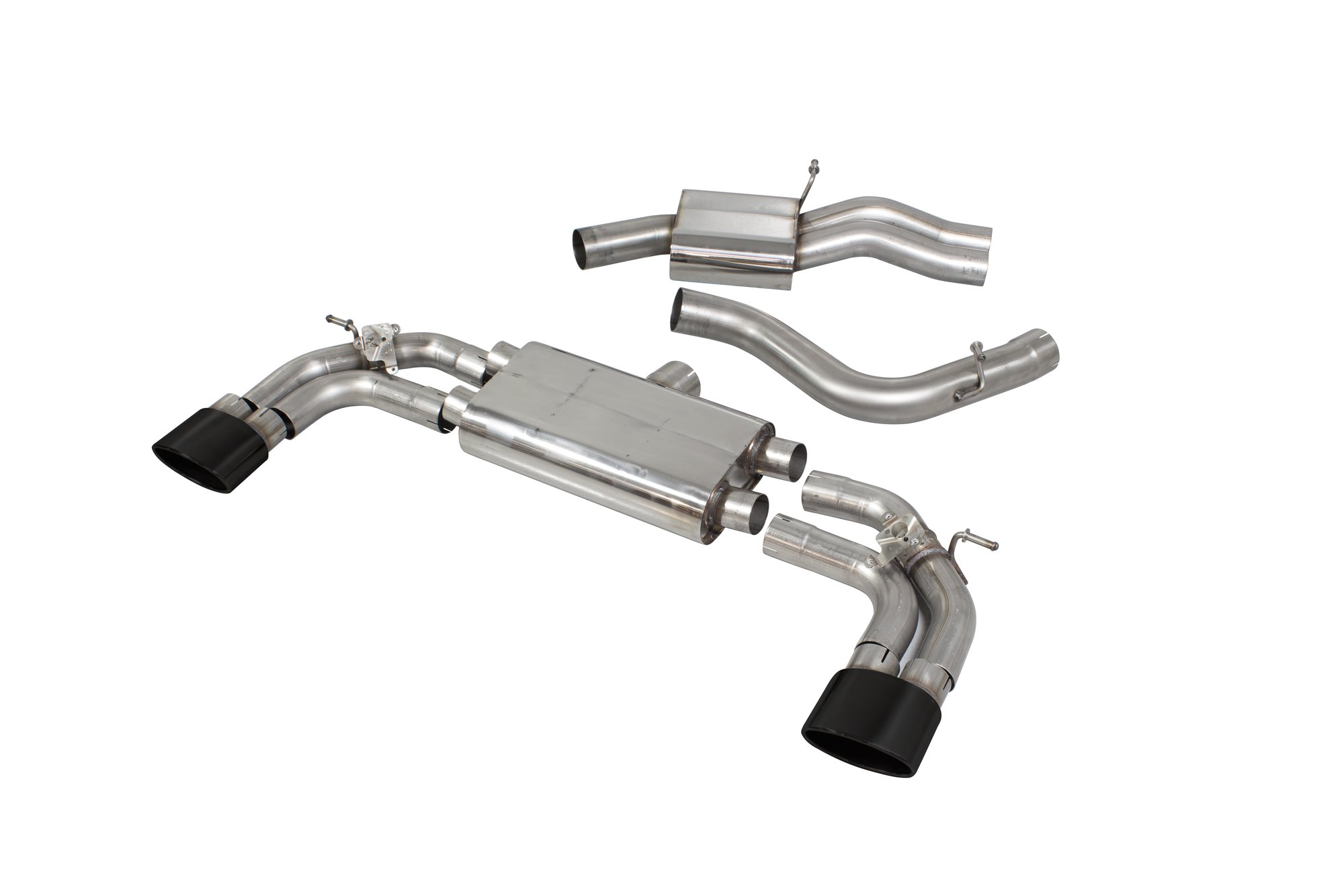 Scorpion Exhausts Audi TTRS MK3 2017 2019 Resonated cat-back system with electronic valves – EVO Ceramic Tips