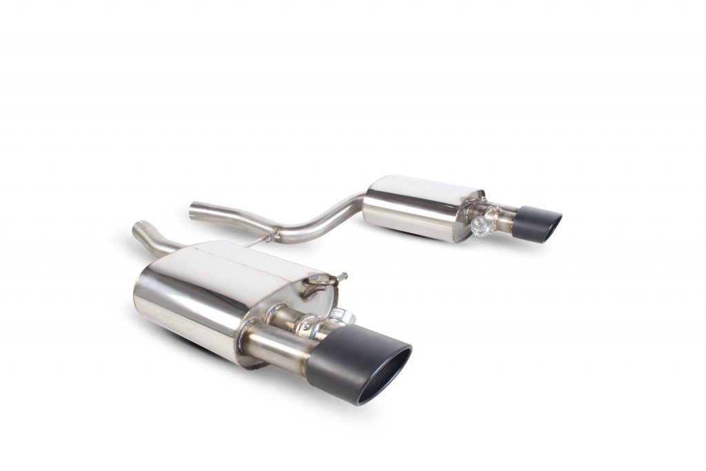 Scorpion Exhausts Audi RS4 4.2 V8 B7  2006 2008 Rear silencer only – EVO Ceramic TIps