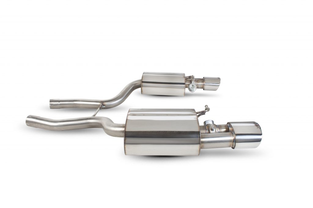 Scorpion Exhausts Audi RS4 4.2 V8 B7  2006 2008 Rear silencer only – EVO Tips
