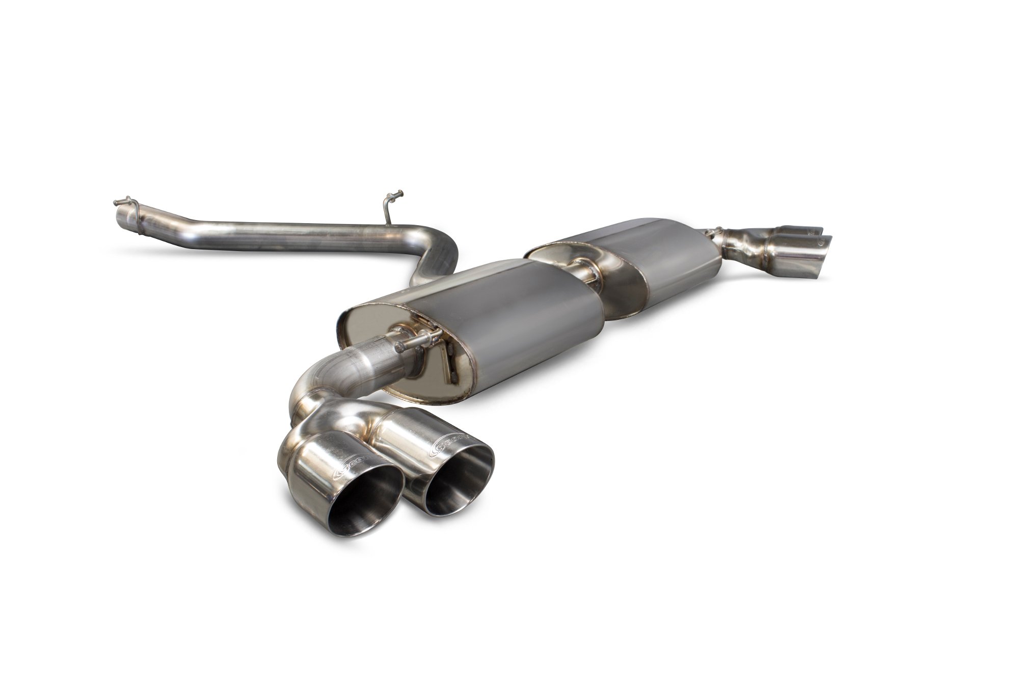 Scorpion Exhausts Audi TT Mk2 3.2 V6/TT S Mk2 2006 2014 Non-resonated cat-back system – Daytona Tips