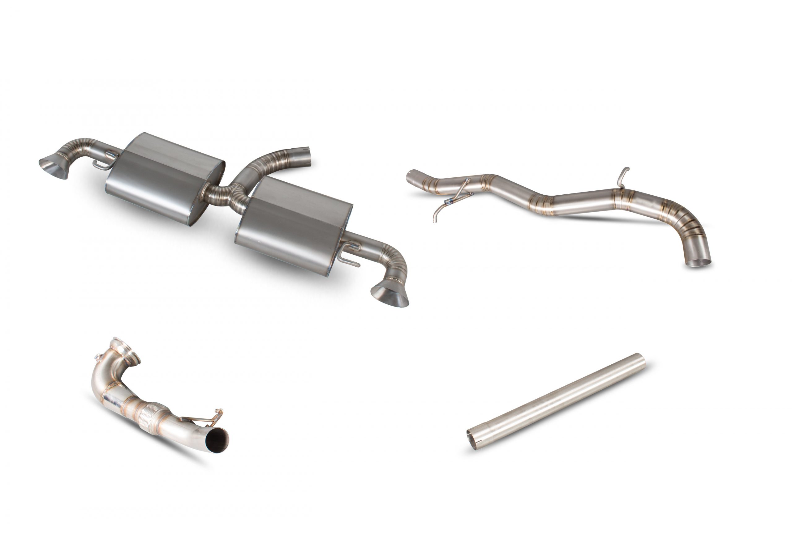 Scorpion Exhausts Audi TT RS Mk2 2009 2014 Titanium turbo-back system with sports cat – OE Fitment