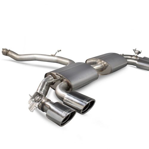 Scorpion Exhausts Audi TT S Mk3 Non GPF Model Only 2014 2019 Non-resonated cat-back system (with valves) – EVO Tips