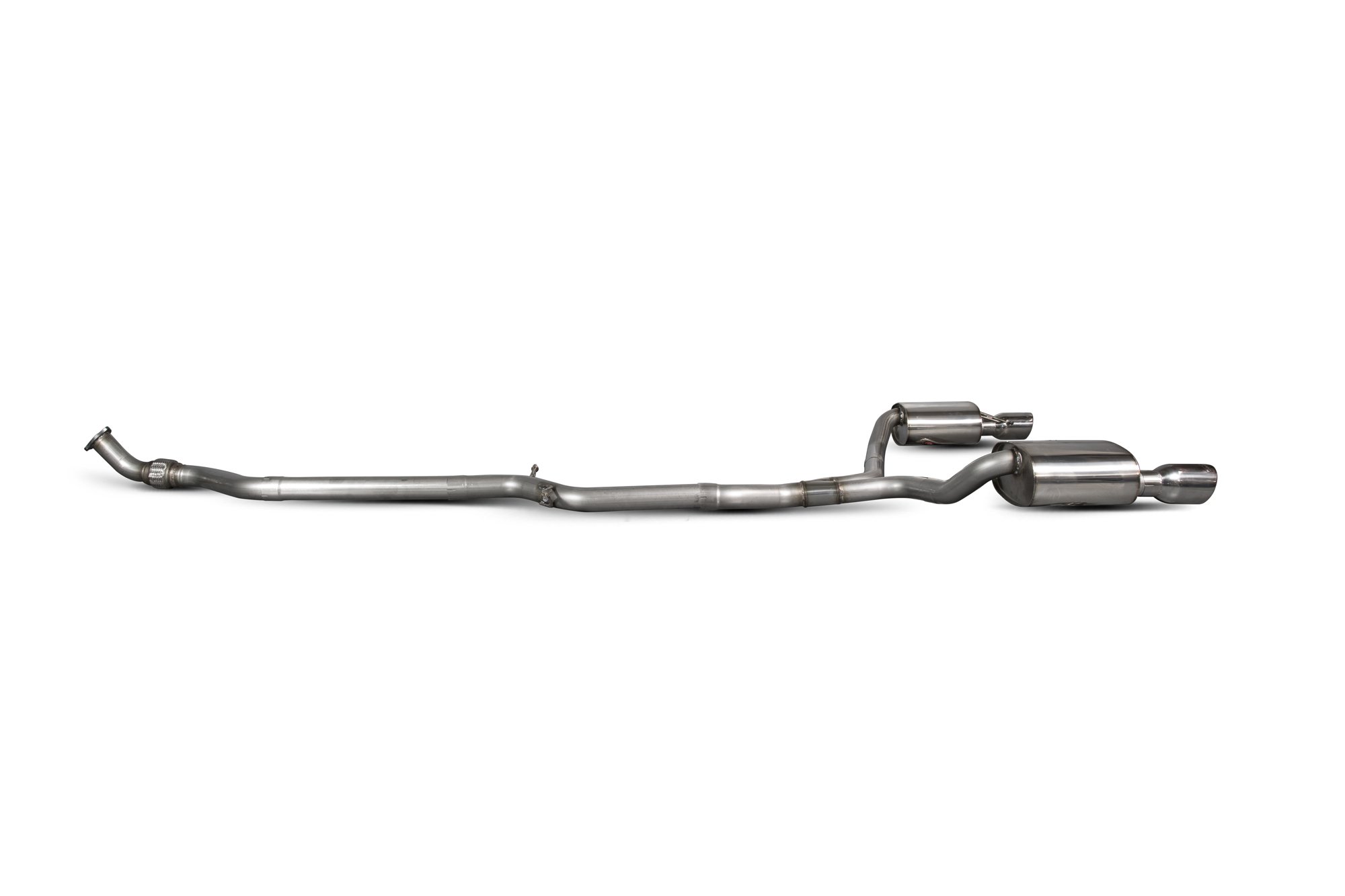 Scorpion Exhausts Audi A5 B8 2.0 TFSI 2012 2016 Non-resonated cat-back system – Daytona (twin) Tips