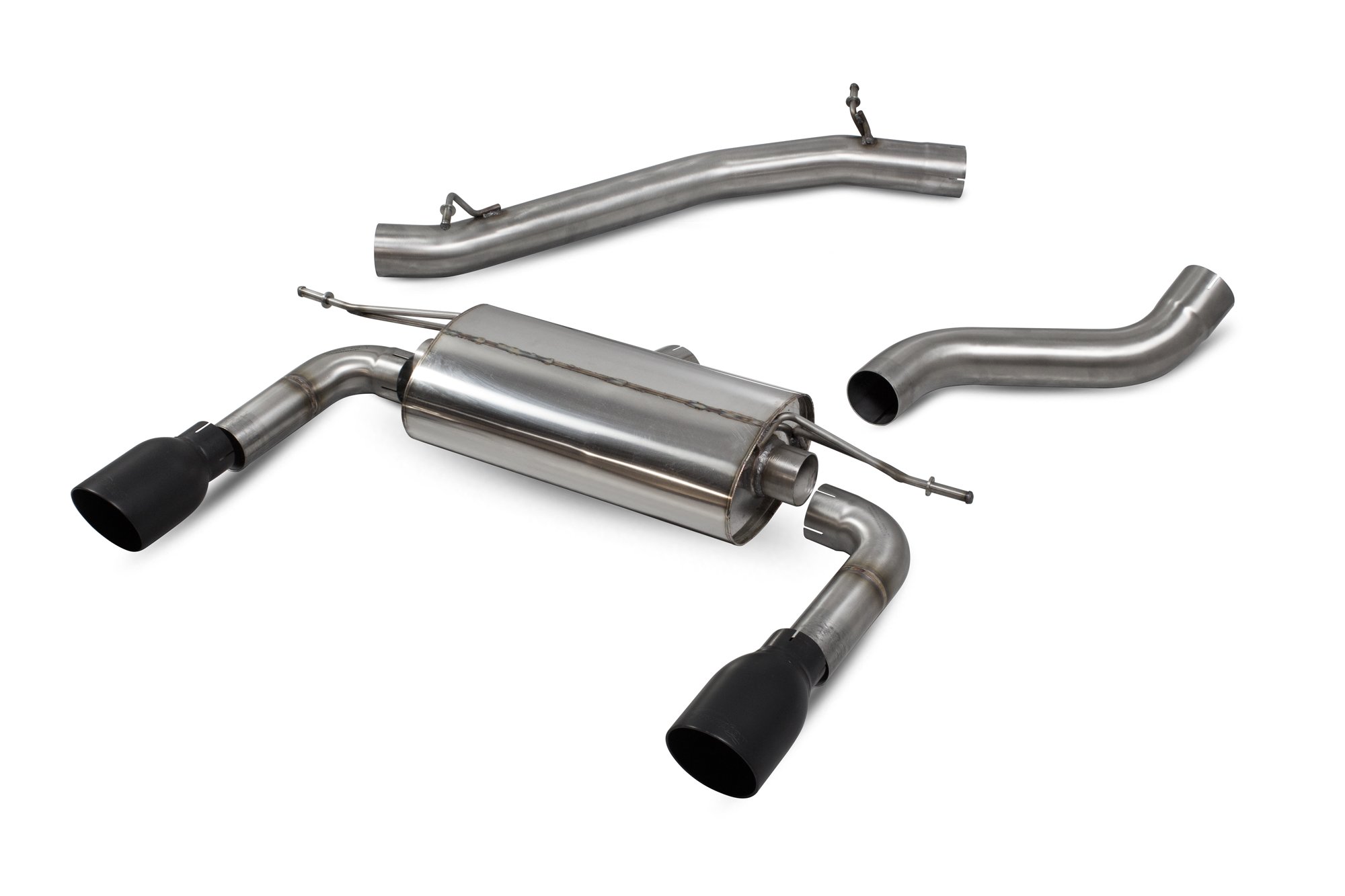 Scorpion Exhausts Audi TT MK3 2.0 TFSi Quattro Non GPF Model Only 2014 2019 Non-resonated cat-back system with no valves – Daytona Ceramic Tips