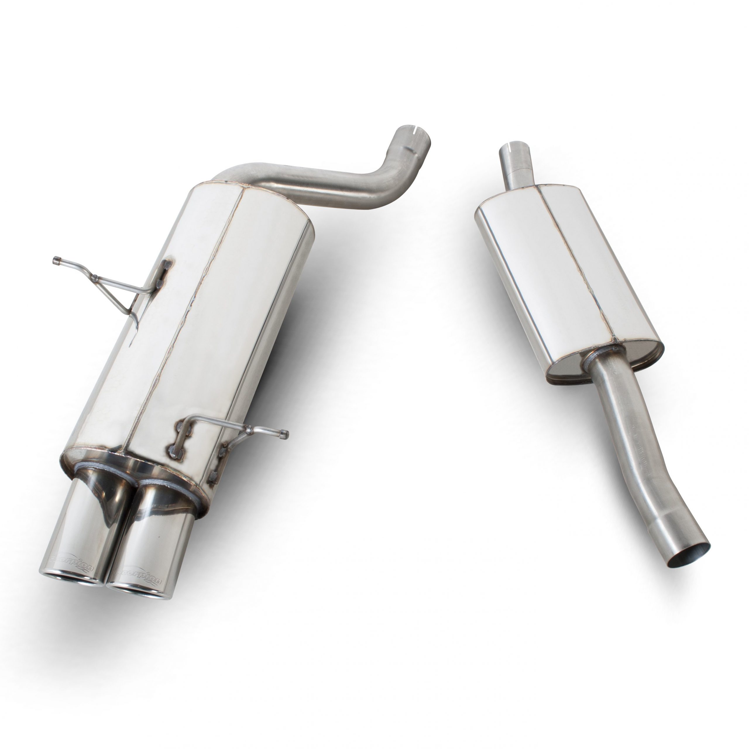 Scorpion Exhausts BMW E46 316/318 1998 2005 Cat-back System – Monaco (twin) Tips