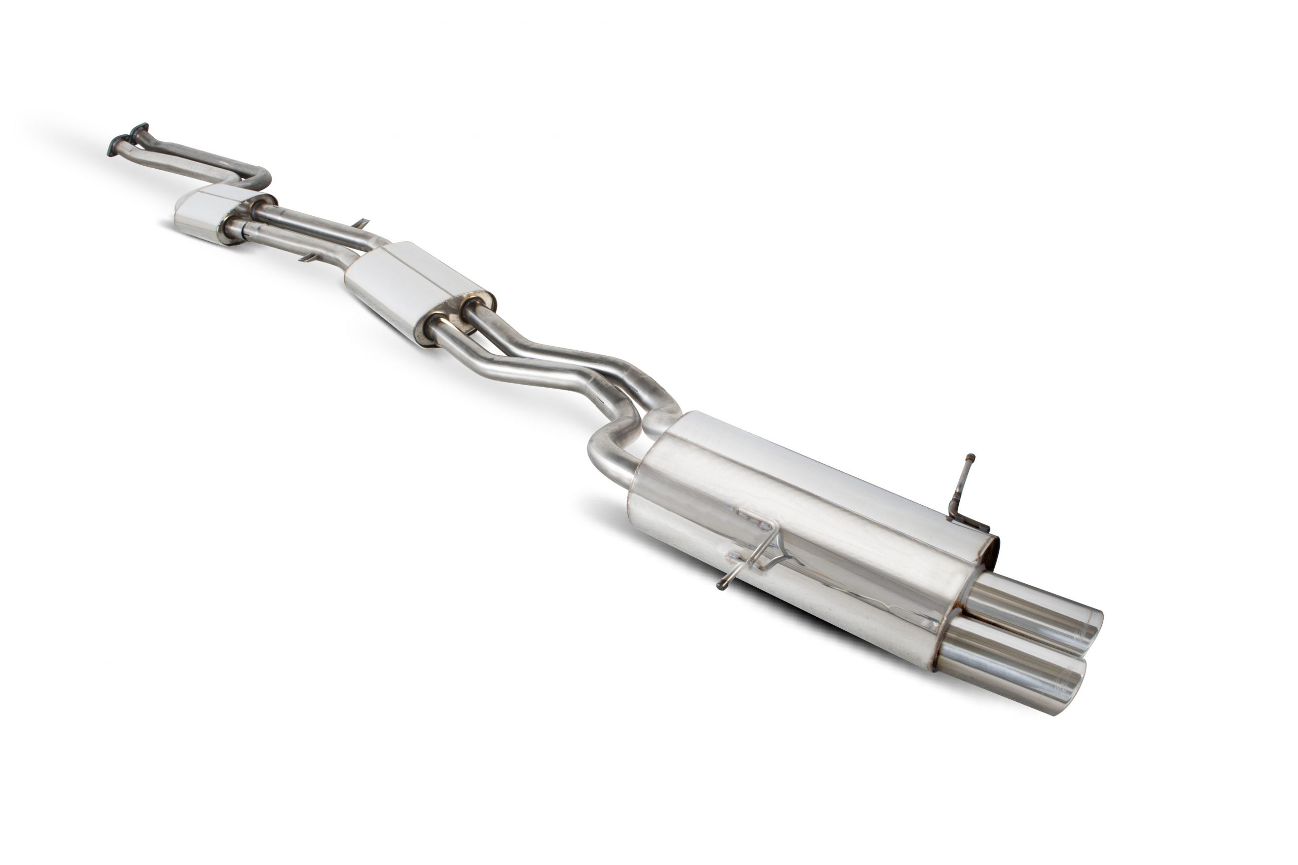 Scorpion Exhausts BMW E46 320/325/330 2000 2006 Cat-back System – Monaco (twin) Tips