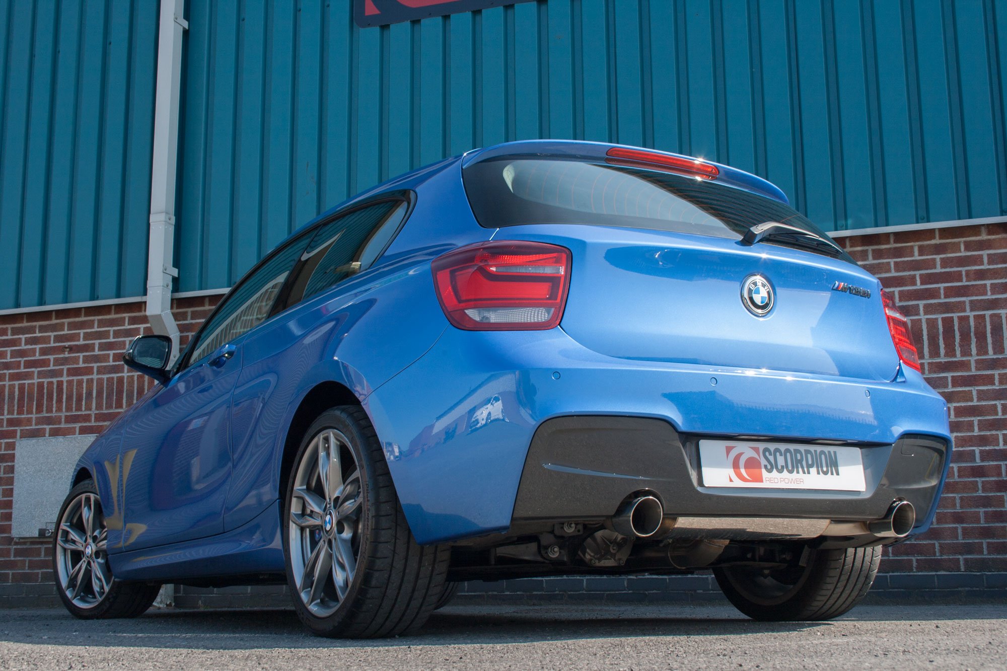 Scorpion Exhausts BMW M135i 2012 2015 Non-resonated cat-back system – Daytona Tips