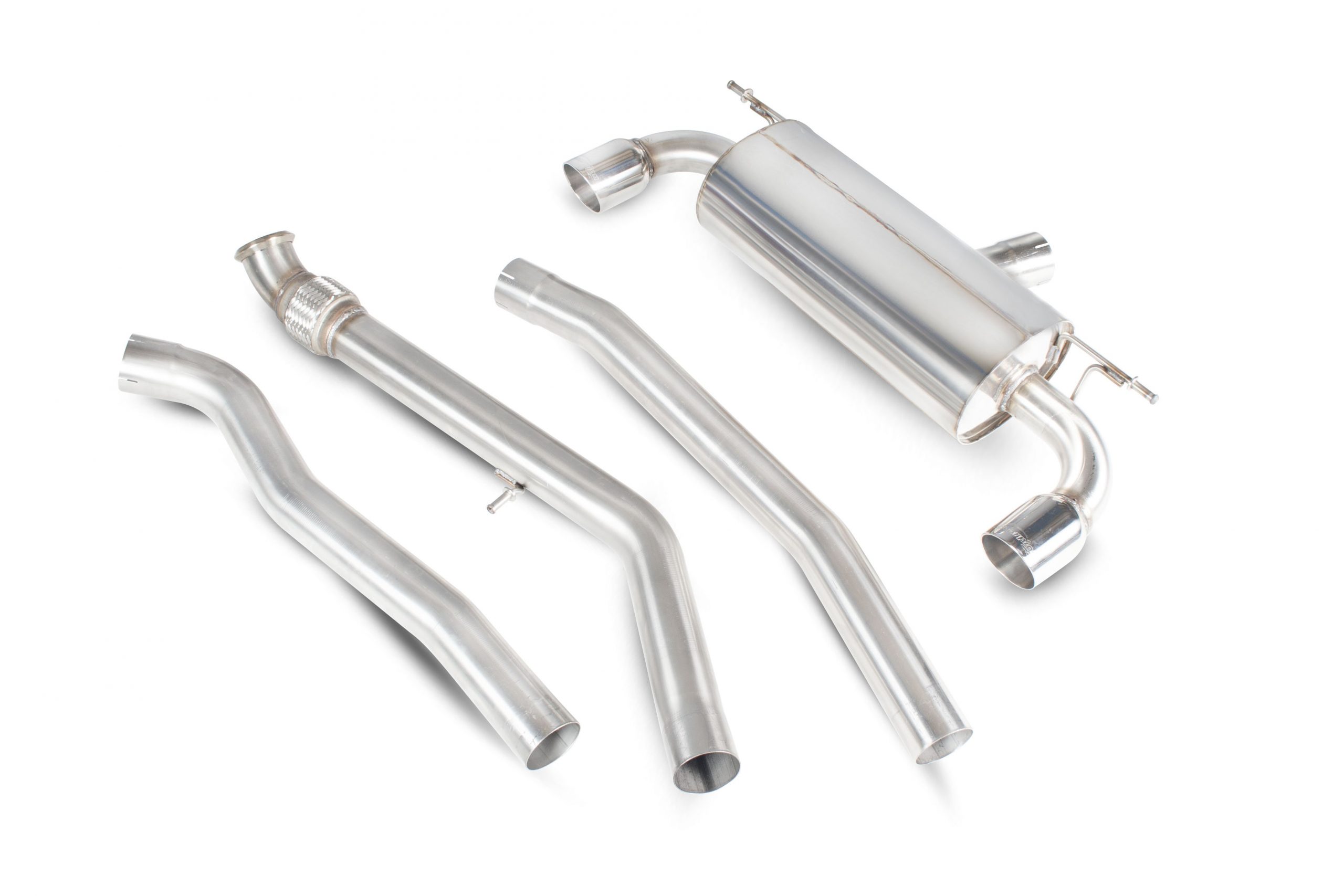 Scorpion Exhausts BMW M135i 2012 2015 Non-resonated cat-back system – Daytona Tips